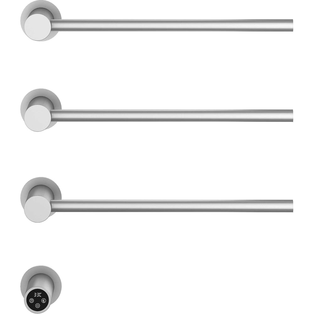 Изображение товара Электрический полотенцесушитель Wonzon & Woghand WW-AL313-BR встраиваемый глянцевый никель