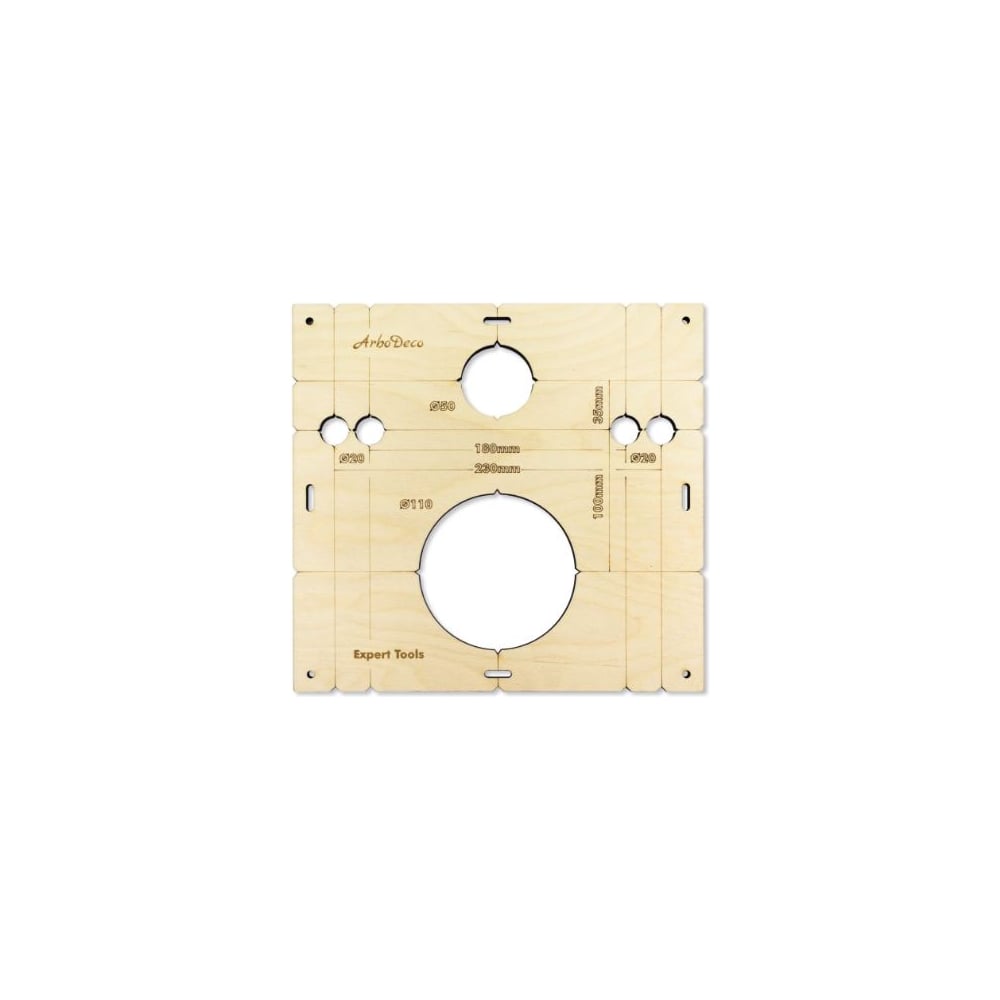 Изображение товара Шаблон для инсталляции ЗАГОРСКИЙ ЛАКОКРАСОЧНЫЙ ЗАВОД 50мм/110мм ZLK08287