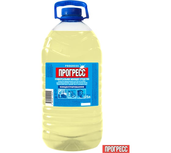 Изображение товара Универсальное моющее средство ПРОГРЕСС 5 л бутылка ПЭТ М-07-3с