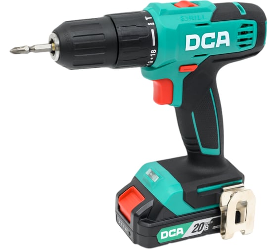 Изображение товара Аккумуляторная дрель-шуруповерт DCA 1 АКБ 2,0 А*ч, в кейсе ADJZ2035i13 (TYPE ADM)