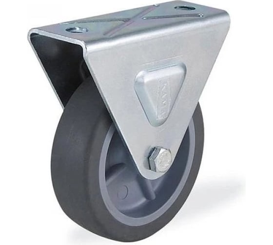 Изображение товара Неповоротная колесная опора KAMA 100 мм 1707-MTB-100