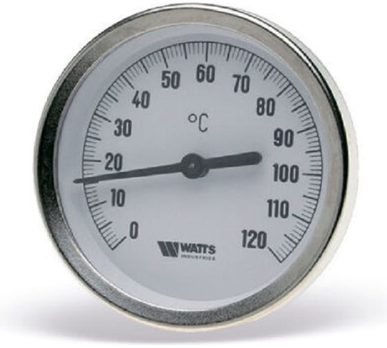 Изображение товара Термометр горизонтальный Watts 80- 50 мм, 1/2, 120C F+R801 OR 0302040 10005931