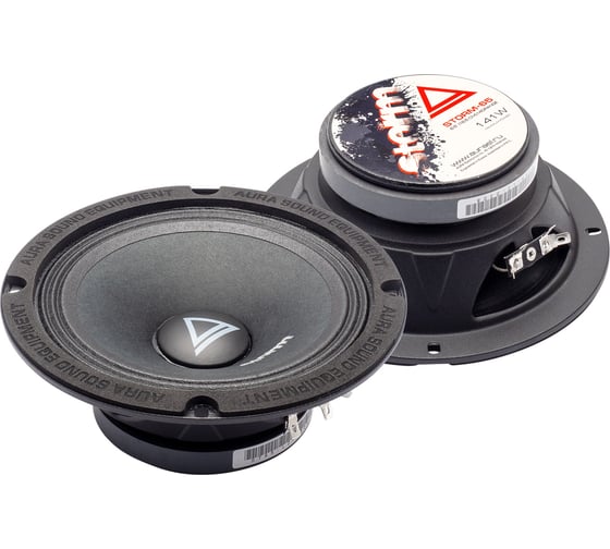 Изображение товара СЧ-драйвер AURA 6,5" (16,5 см), 4 Ом, 100Hz-16kHz, 93 db, 71/141Вт, монт.глубина 61.5мм STORM-65