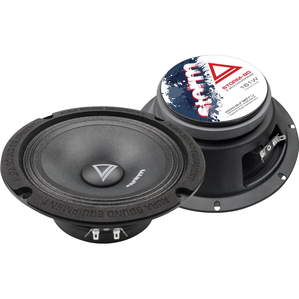 Изображение товара Профессиональный 8-дюймовый среднечастотный динамик AURA STORM-80 70-15000 Гц 93 дБ 4 Ом