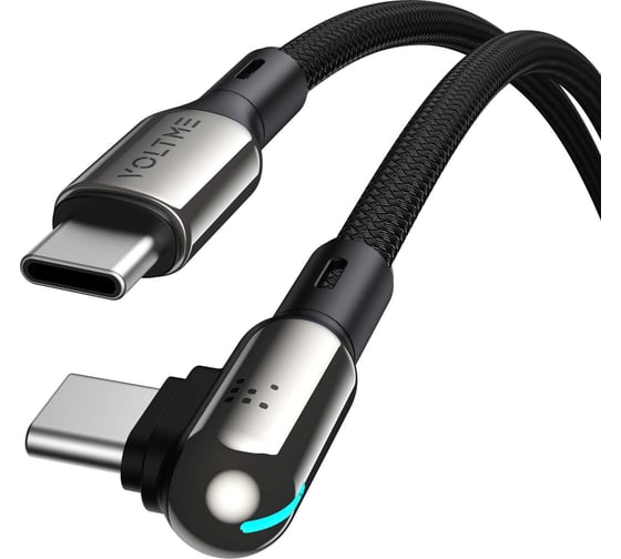 Изображение товара Кабель VOLTME USB2.0 Powerlink Stark CTC USB-С - USB-C, 5A, 100W, 1.2м, черный, C2071