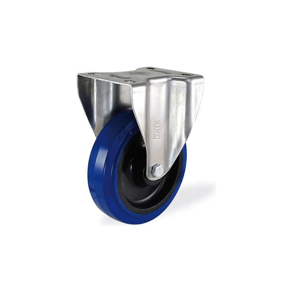 Изображение товара Неповоротная колесная опора KAMA 100 мм для аппаратного использования