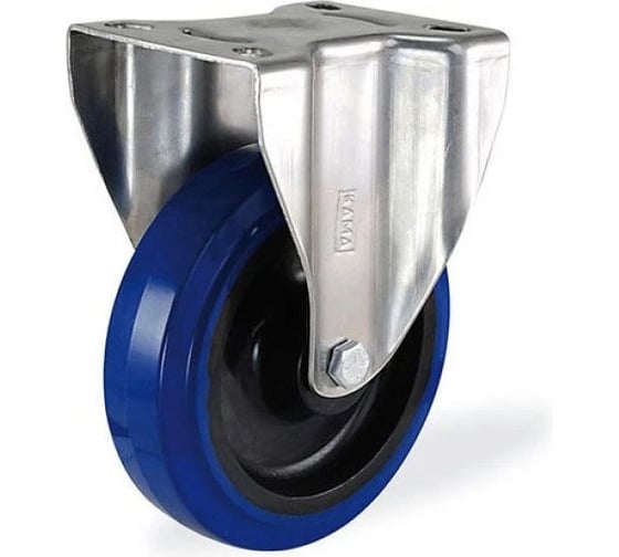 Изображение товара Неповоротная колесная опора KAMA 100 мм 3307-PRS-100