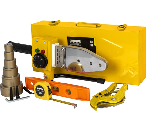 Изображение товара Аппарат для сварки пластиковых труб КЕДР СП-1700 PRIME в кейсе 8017799
