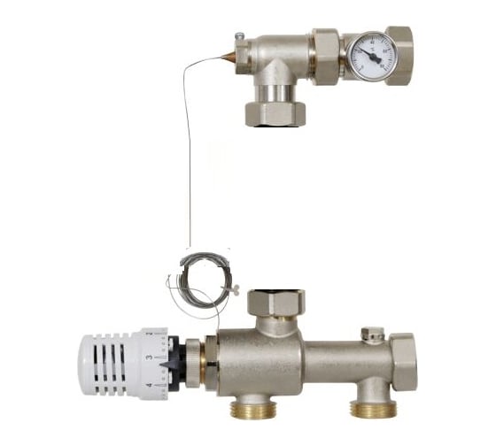 Изображение товара Смесительный узел без насоса Watts соед. на 1 ISOMIX-F межос. 21см, соед. с насосом 1 10082500