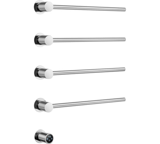 Изображение товара Полотенцесушитель электрический Wonzon & Woghand встраиваемый, Хром WW-AL314-CR