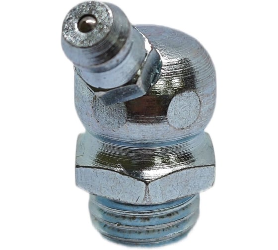 Изображение товара Пресс-масленка MasloSmenka угловая оц. H2 M12x1.5, комплект 100 шт., оцинкованная сталь, Европейский стандарт DIN71412, 010208-100