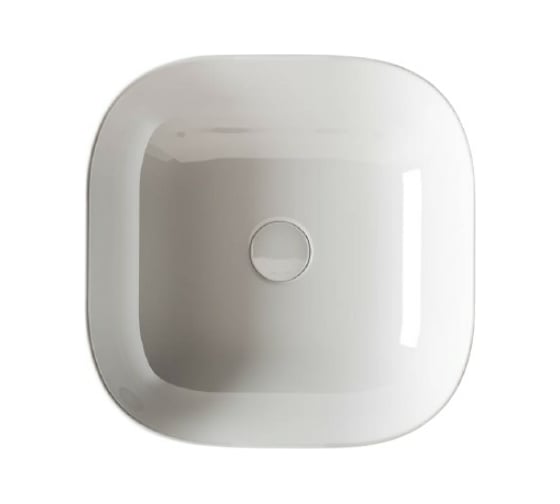 Изображение товара Умывальник чаша Ceramicanova Element накладная, квадратная 415х415х145 мм CN6010