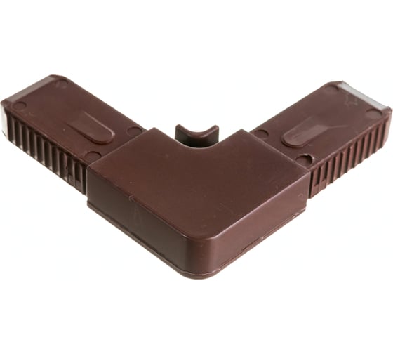 Изображение товара Соединительный уголок Метизик ABS, цельнолитой, коричневый 4013.05