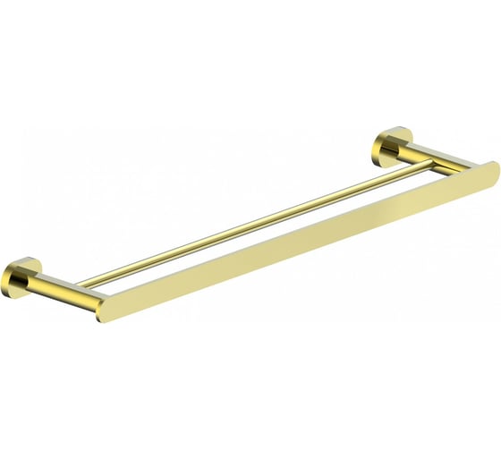 Изображение товара Полотенцедержатель двойной Wonzon & Woghand глянцевое золото WW-8411-LG