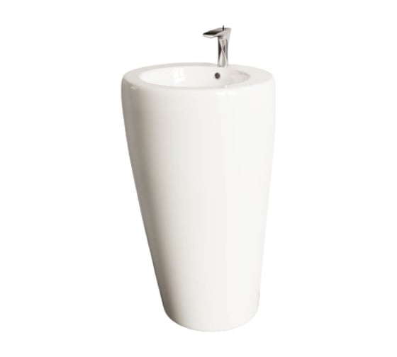 Изображение товара Умывальник Ceramicanova моноблок, 1 отверстие под смеситель CN1807