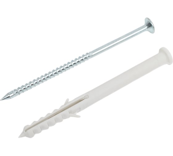 Изображение товара Дюбель-гвоздь Партнер PN-LK 8x100 (6 шт.) цилиндрический бортик пакет ФАС 43484 6 72