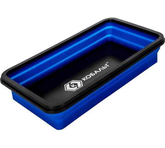 Изображение товара КОБАЛЬТ Тарелка магнитная для крепежа, складная, силиконовая, 277x177 мм, высота 15мм/45мм, блистер () 919-456