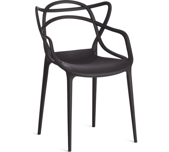 Изображение товара Комплект стульев Tetchair 2 шт. Cat Chair (mod. 028) пластик, 53x59x82,5 см, черный 24290