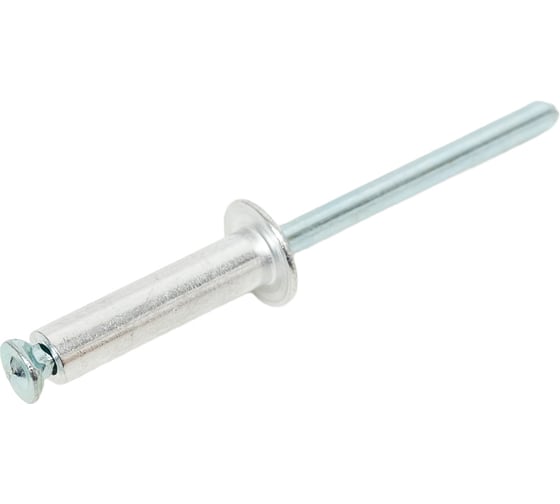 Изображение товара Заклепка вытяжная лепестковая SORREX распорная металл алюминий/сталь 4,8x20 OY (250штук) ASD 82000 PE 250