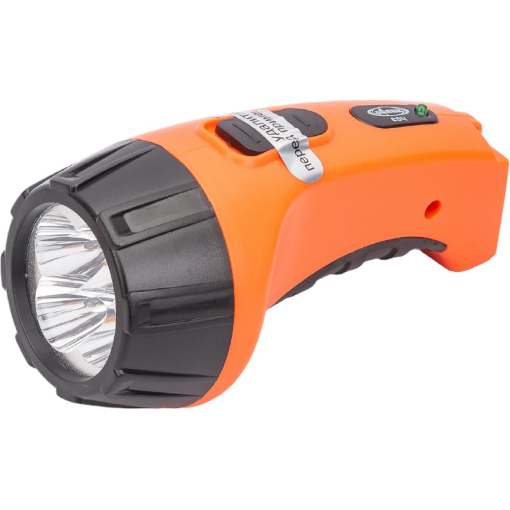 Фонарь Облик фонарь ручной встроенный аккумулятор облик зарядка от сети 220 в пластик оранжевый 204