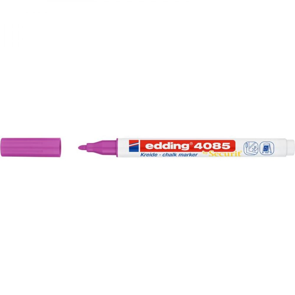 Меловой маркер EDDING маркер меловой edding 4085 1 2 мм с круглым наконечником малиновый