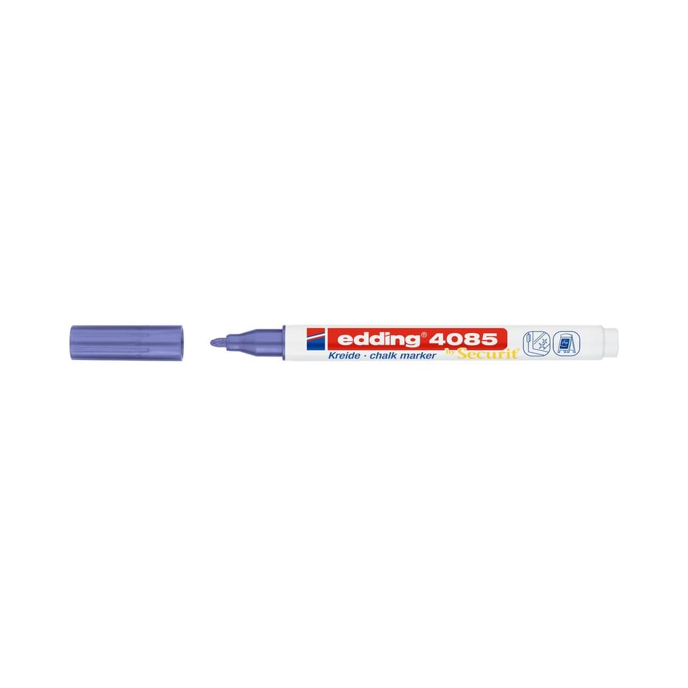 Меловой маркер EDDING маркер декоративный лаковый edding 751 1 2 мм с круглым наконечником фиолетовый