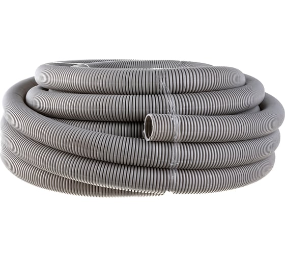 Изображение товара Легкая гофротруба УРАЛ ПАК ПВХ, с протяжкой -50 мм 20 м ГФ-0100750-020