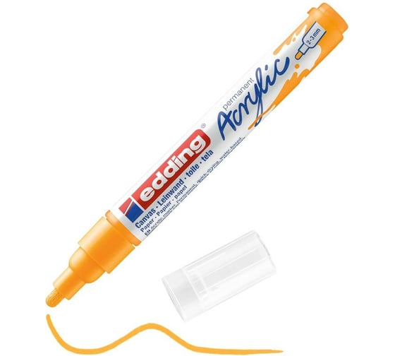 Изображение товара Акриловый маркер Edding 5100 Солнечный желтый, 2-3 мм 1327820