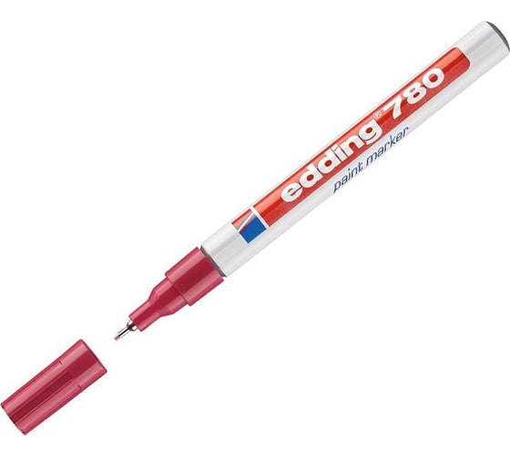 Изображение товара Маркер Edding лаковый красный, 0.8 мм 1183520