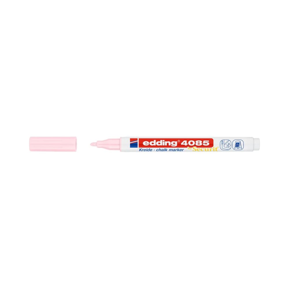 Меловой маркер EDDING маркер меловой edding 4085 1 2 мм с круглым наконечником розовый пастельный