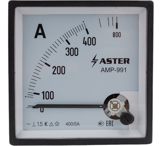 Изображение товара Амперметр Aster AMP-991 400/5А AMP991-400