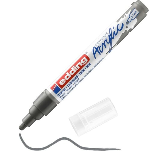 Изображение товара Акриловый маркер Edding 5100 антрацитовый, 2-3 мм 1327831