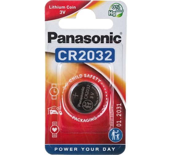 Изображение товара Элемент питания Panasonic Power Cells CR2032 B1 2765