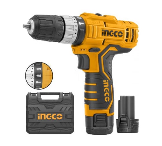 Изображение товара Аккумуляторный ударный шуруповерт INGCO CIDLI1232