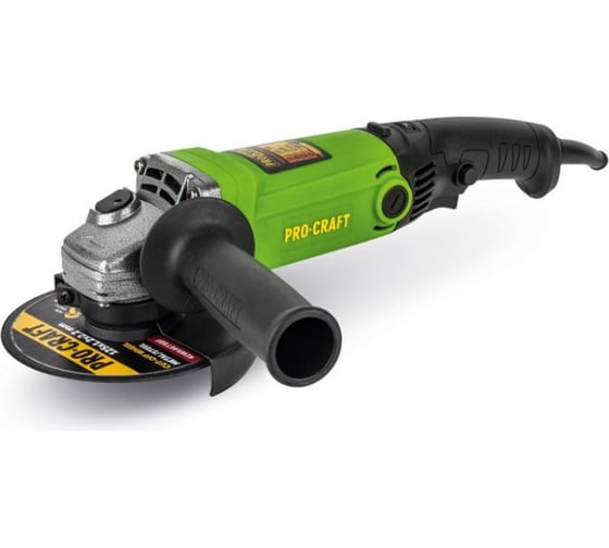 Изображение товара Углошлифовальная машина PROCRAFT 860 Вт, 125мм, 0-11000 об/мин PW1200ES