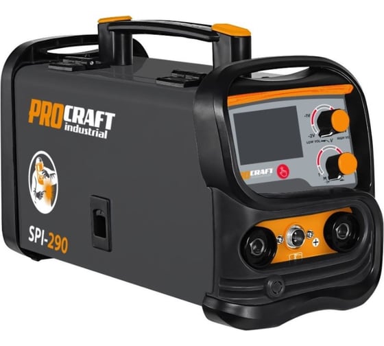 Изображение товара Сварочный полуавтомат инверторный PROCRAFT 3.8 кВт, 20-130А, MIG/MAG,MMA SPI-290