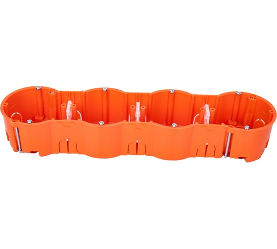 Изображение товара Монтажная коробка Bylectrica при скрытой разводке евростандарт с винтами для гипсокартона, 278x66x47,4 КЕ-506 исп.1