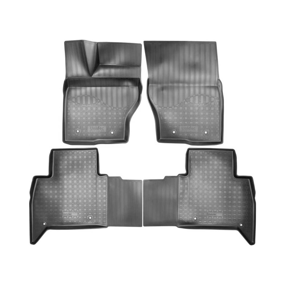 Изображение товара Коврики салонные UNIDEC для Land Rover Discovery V 3D 2016 полиуретан черные