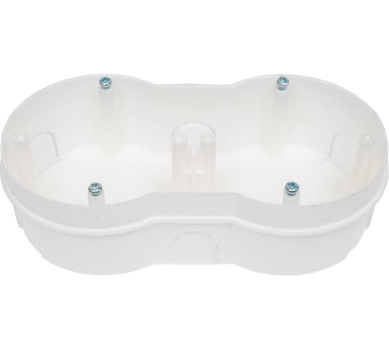 Изображение товара Монтажная коробка BYLECTRICA при скрытой разводке с винтами для бетона и кирпича, 150x79x41,5 мм К-228 исп.1