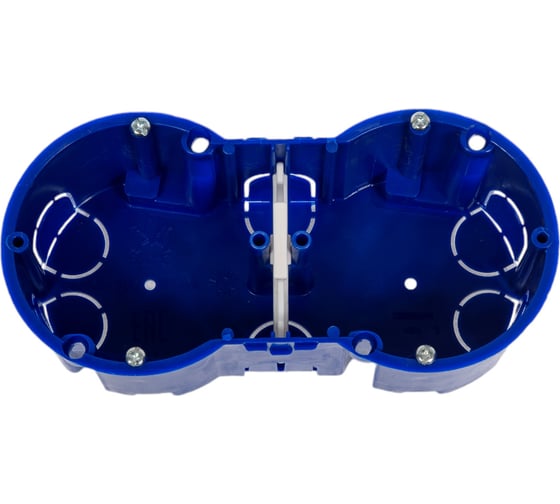 Изображение товара Монтажная коробка Bylectrica при скрытой разводке евростандарт с винтами для бетона и кирпича КЕ-501 исп.1