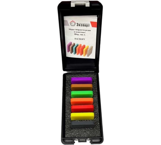 Изображение товара Набор мер твердости Шора НТЦ Эксперт тип А ntc-000167