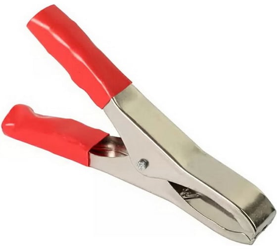 Изображение товара Зажим-крокодил Pro Legend под пайку/обжим, 50 А, покрытие медь, красный PL2857