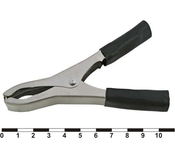 Изображение товара Зажим-крокодил Pro Legend под пайку/обжим, 50 А, черный PL2993