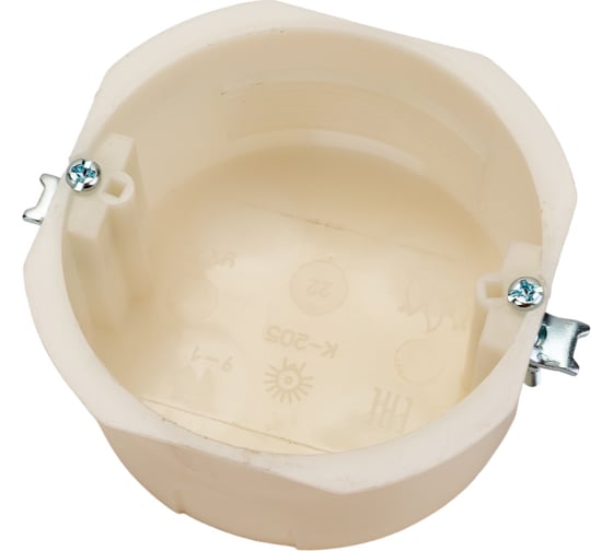 Изображение товара Установочная коробка Bylectrica для гипсокартона, диаметр 76, h 40 мм, К-205