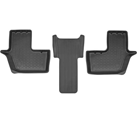 Изображение товара Коврики салонные UNIDEC для Mercedes-Benz GLS II (X167) 3D (2019) (3 ряд) NPA01-C56-542