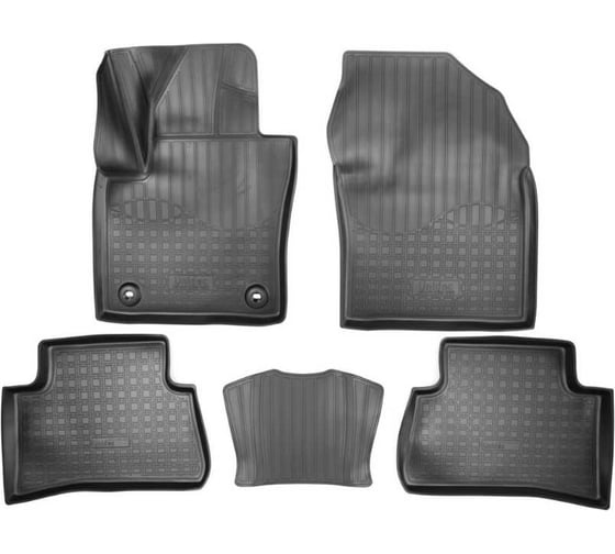 Изображение товара Коврики салонные UNIDEC для Toyota C-HR 3D (2016) (передний привод) NPA11-C88-085