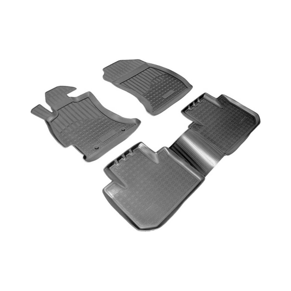 Изображение товара Коврики салонные UNIDEC для Subaru Forester 2013-2018 полиуретан Черные