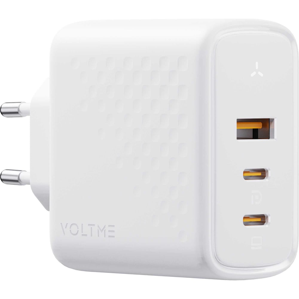 Изображение товара СЗУ VOLTME Revo 100CCA V1 USB-C+USB-С+USB-A 100W GaN Быстрая зарядка для ноутбуков и устройств