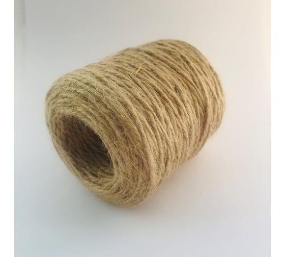 Изображение товара Джутовый шпагат Сибшнур Текс 560х2, 100 м 40043