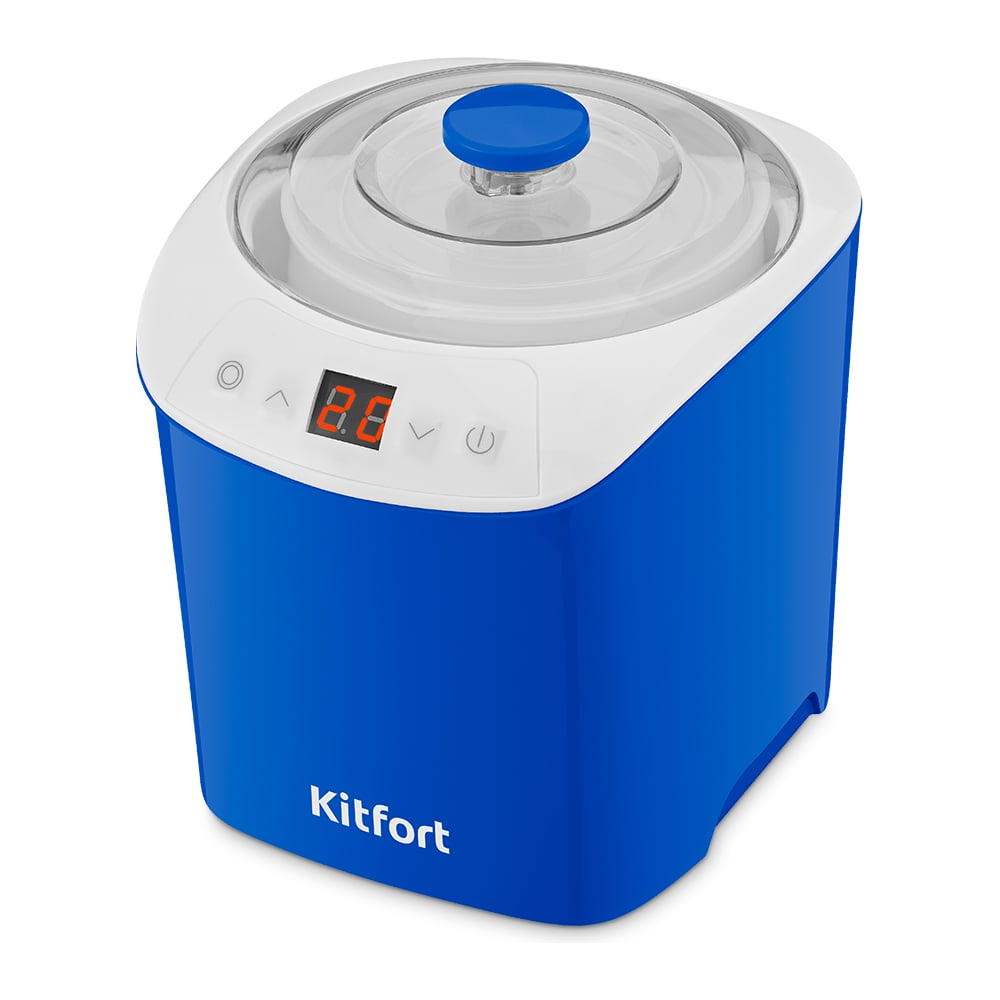 Изображение товара Йогуртница KITFORT бело-синий КТ-4090-3